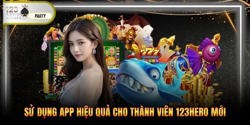 Sử dụng app hiệu quả cho thành viên 123Hero mới